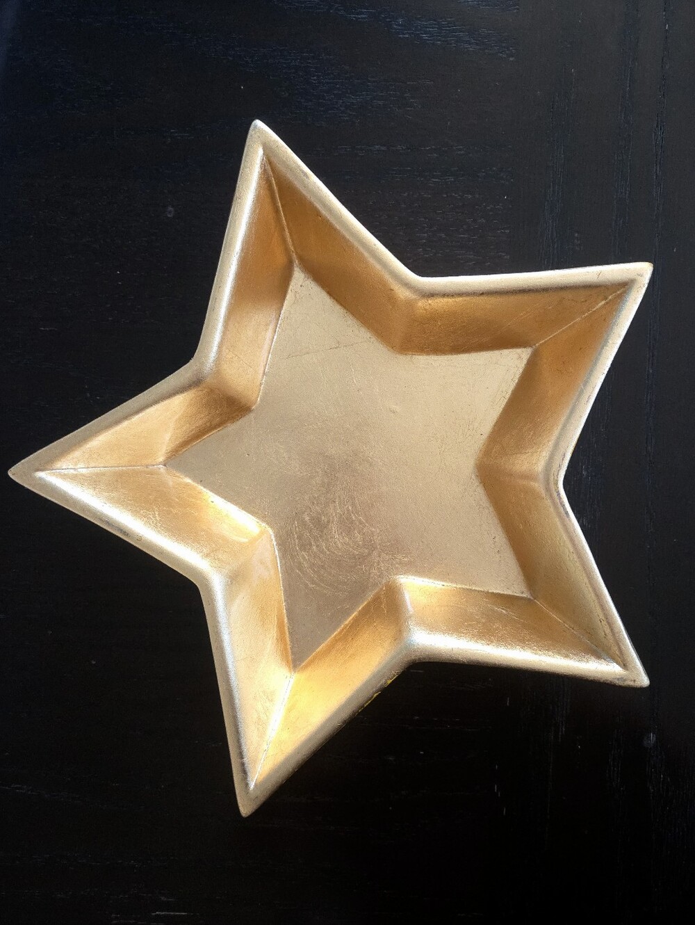 Large Celestial Terracotta Star Dish | Pier1 Gold Bowl